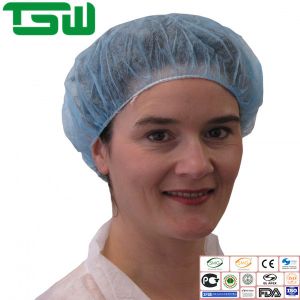 Buy cheap PP Nonwoven Disposable Bouffant Caps With Elastic Band from wholesalers