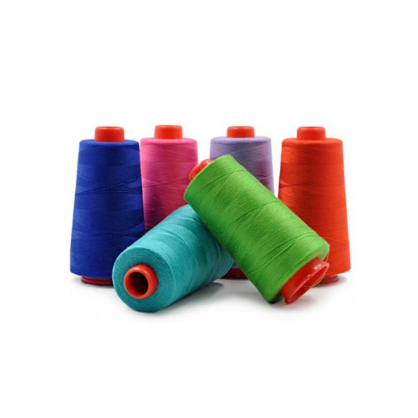 Quality 20S Mercerized Cotton Thread Black Brown Color High Waterproof Property for sale