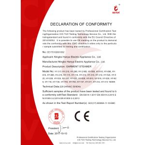 Ningbo Hanya Electrical Appliance Co.,Ltd Certifications