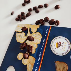 Rectangular Shape Plastic Bag Packaging Matte Food With Ziplock Custom Printed