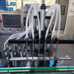 Food Beverage Bottle Filling Machine Automatic 6 Head Magnetic Pump