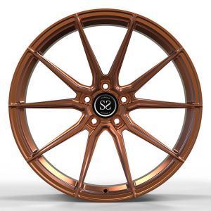 SS1061 Staggered 19 20 21 Bronze 1 PC Custom Lamborghini Alloy Wheels 5x120