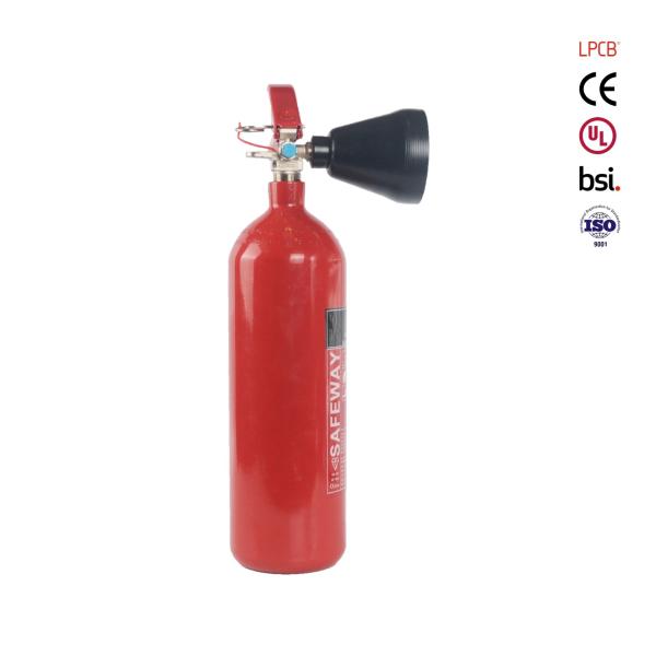 Buy cheap CO2 Carbon Dioxide Fire Extinguisher 850 Psi Operating Pressure from wholesalers