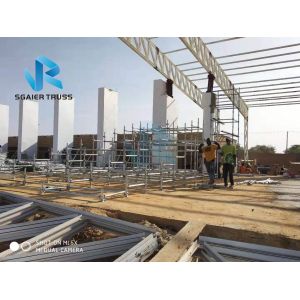Buy cheap Wind Resistance Roof Prefabricated Steel Structure Steel Frame Construction from wholesalers