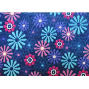 Tear - Resistant Patterned Polyester Fabric Non Harmful Dust And Waste Created