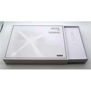 Buy cheap Personalized Black White Cosmetic Drawer Gift Boxes With EVA Tray from wholesalers