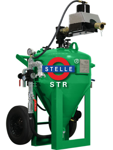 Renewable Rail Paint Remove Dustless Sandblasting Machine / Portable Sandblastin