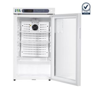 Buy cheap 2 - 8 Degree Pharmacy Medical Refrigerator 100L With Forced Air Cooling System from wholesalers