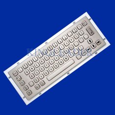 Buy cheap 64 Full Travel Keys IP65 Rated Panel Mount Keyboard For Industrial Kiosk Applications from wholesalers