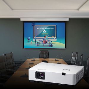Buy cheap 4300 Lumens 3LCD Projector Standard Throw Projector WXGA For Classroom Clear from wholesalers