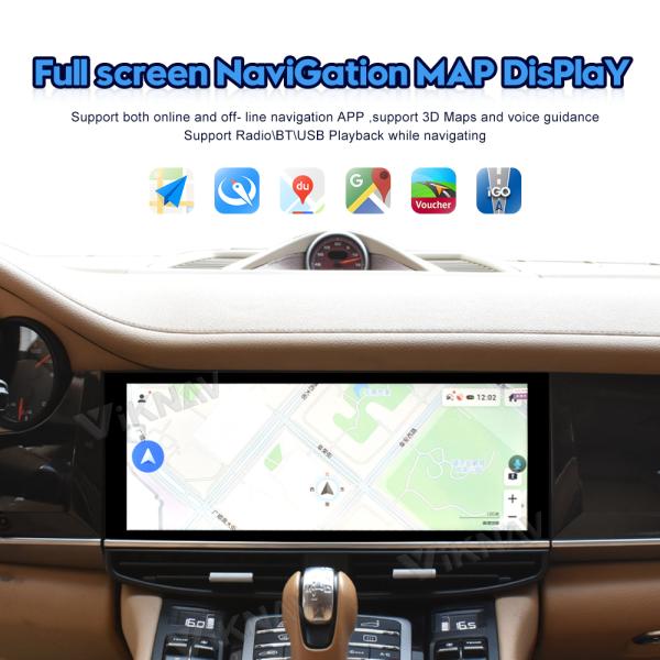 Viknav Car Radio For Porsche Panamera(2010-2016)12.3 inch Blue light screen Multimedia Player GPS Navigation DVD Auto