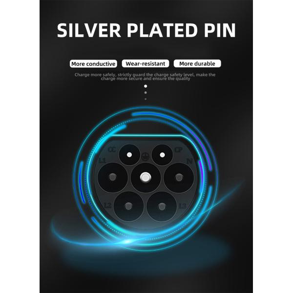 IP55 Level of Protection E-Mingze EV Charger AC Adapter J1772 to GB/T Car Plug Adaptor Type 2 to GBT Adapter EV Charging Connector Adaptor