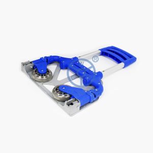 Buy cheap 154LBS Aluminium Handle Foldable Hand Truck Two Pu Silent Wheel Portable Dolly from wholesalers