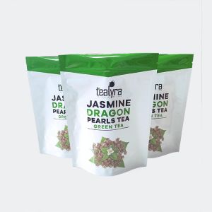 Buy cheap Tea ziplockk Stand Up Pouches Custom Printed Mylar Tea Packaging Bags from wholesalers