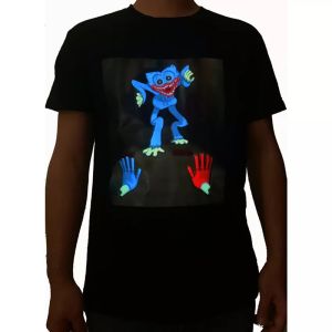 Buy cheap Flexible LED Lighting T Shirt Soft Light Up Glowing Black from wholesalers