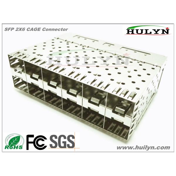 SFP Module 2x6 Stacked SFP Jack With LEDs