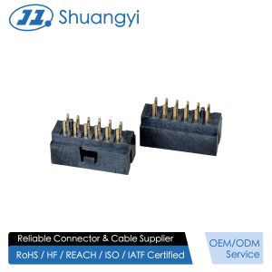 Buy cheap 2.00mm Pitch Dual-Row Pin Header Connector, Vertical PCB Mount, 2×6 Pins, Electrical Signal Gold-Plated Terminal Connector for Automotive, Server & Industrial Devices product