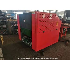 Polyvinyl Chloride Plastic Shredder Machine With Rotary Blades