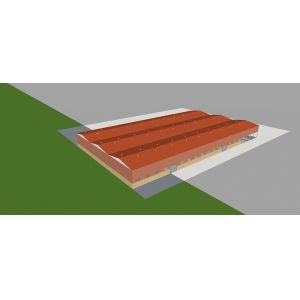 Buy cheap Q355B Prefabricated Light Steel Frame House Grid Steel Structure Shed Workshop from wholesalers