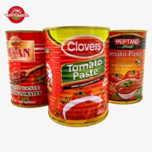 Buy cheap 400g Double Concentrate Canned Tomato Paste Brix22-24% Customizable Brand Available from wholesalers