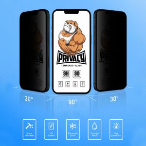 Buy cheap Anti Spy Full Glue Mobile Phone Privacy Screen Protector For Iphone 13 Pro Max from wholesalers
