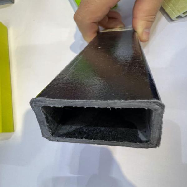 High Tensile Strength Rectangular Square Tube With Reinforced Ridges For Harsh