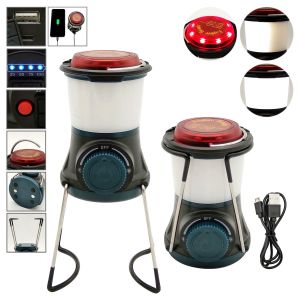 Multi Function Portable Rechargeable Lantern 75x74x110mm Folded 95x74x190mm