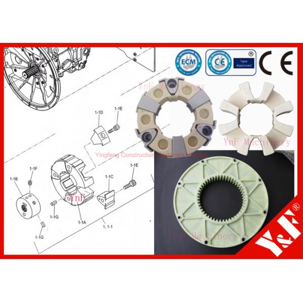 Quality Excavator Coupling fix ISUZU 6HK1 Engine Flywheel Mounted Hydraulic Pump Shaft for sale
