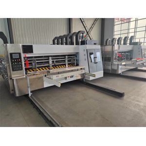 Buy cheap 5500 KG Automatic Flexo Printer Slotter Die Cutter Inline Folder Gluer Machine For Corrugated Box Machine Ffg Case Maker Machine from wholesalers