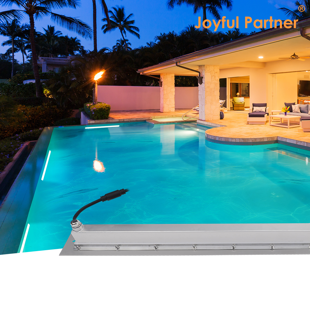 Embedded Underwater Rgb Lights Rectangle Shape DC24V 24W 48W With Customized