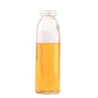 Buy cheap Empty Round Glass Juice Bottles , Portable Raindrop Flavored Water Bottle product