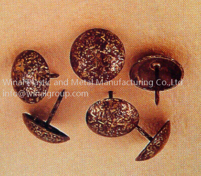 Buy cheap Dia 23mm bubble nail,iron with spot crack color plating, mould8013 or OEM welcomed. from wholesalers
