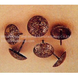 Buy cheap Dia 23mm bubble nail,iron with spot crack color plating, mould8013 or OEM welcomed. from wholesalers