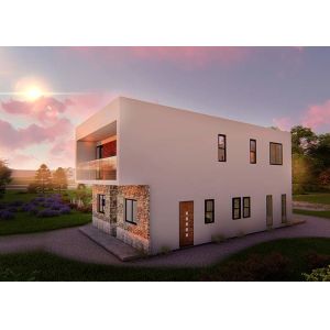 2-storey House for Family Light Steel Fame Prefabricated Home Easy to Assemble