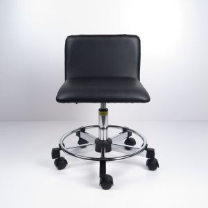 Buy cheap PU Leather Ergonomic ESD Cleanroom Chairs Backrest Connected With Seat from wholesalers