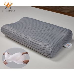 Buy cheap Washable High Polymer POE Wave Shaped Pillow with 3D Mesh Cover product