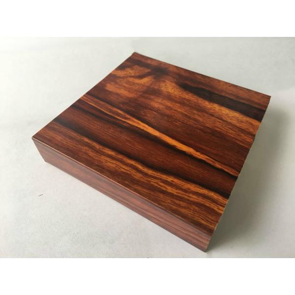 Quality Unique Emulation Wood Finish Aluminium Profiles Composite Panel Rectangle Shape for sale