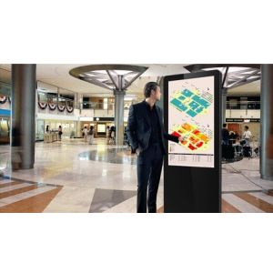 Buy cheap LCD Panel Led Digital Touch Screen Kiosk For Advertising from wholesalers