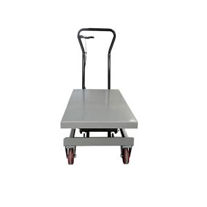 Professional Mobile 1000Kg Payload Capacity Single Scissor Manual Scissor Lifter