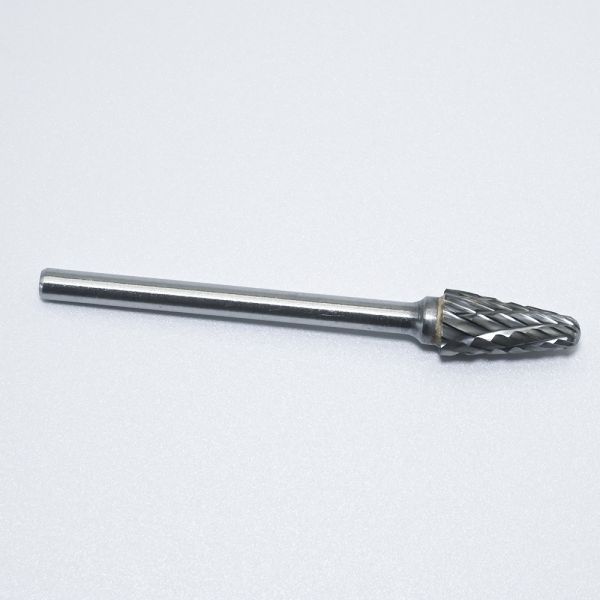 Quality 3mm Type L High Precision Bright Uncoated Carbide Rotary Burr for Metal Machining for sale