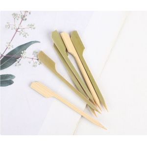 Buy cheap FSC Outdoor Biodegradable Disposable Tableware , Disposable Bamboo Paddle Skewers from wholesalers