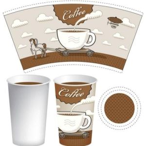 Buy cheap Disposable Paper Cup Fans for Eco-Friendly and Sustainable Packaging Solutions with Flexographic Printing and Customized Designs product