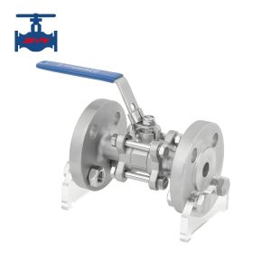 Buy cheap High and Normal Temperature Three-Piece Flanged Ball Valve with Direct Mounting Type from wholesalers