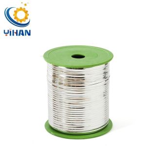 Iron Core Gold and Silver Cable Tie for Bread Packing Sealing Rope L 360m W 4MM