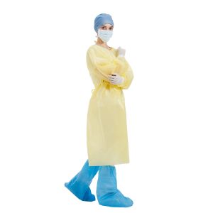 PPE Yellow Level 2 Disposable Gowns S/M/L/XL/XXL AAMI PB70 Level 1 Level 3