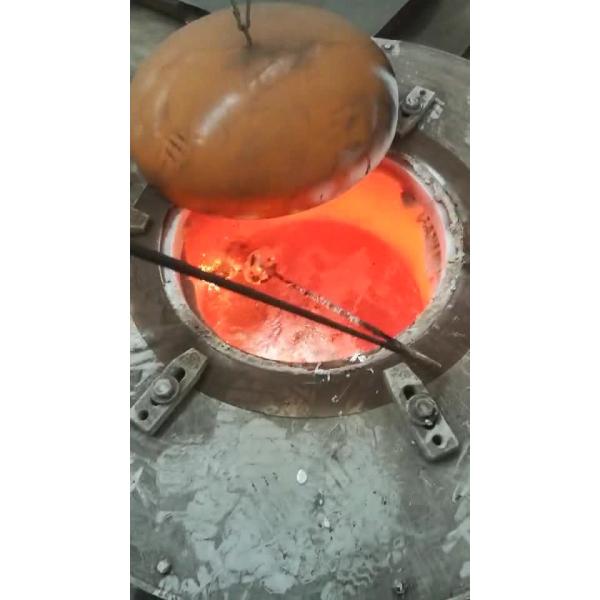 Buy cheap Crucible Scrap Aluminum Melting Furnace 90KW Power Energy Saving OEM from wholesalers