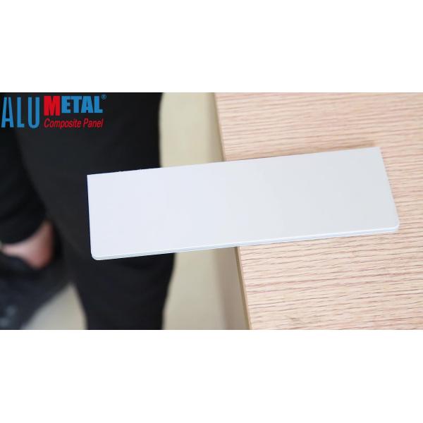Buy cheap 1220MM ACM Exterior Fire Retardant Aluminium Composite Panel 4MM Light Antibacterial SGS from wholesalers