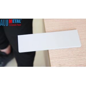 Buy cheap 1220MM ACM Exterior Fire Retardant Aluminium Composite Panel 4MM Light Antibacterial SGS from wholesalers