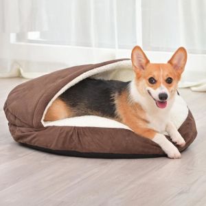 Winter Warm Enclosed Large Dog Bed Mat Removable And Washable Cat Sleeping Nest