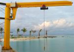 Buy cheap Marine Electric Hoist Column Swing Boat Jib Crane 360 Degree from wholesalers